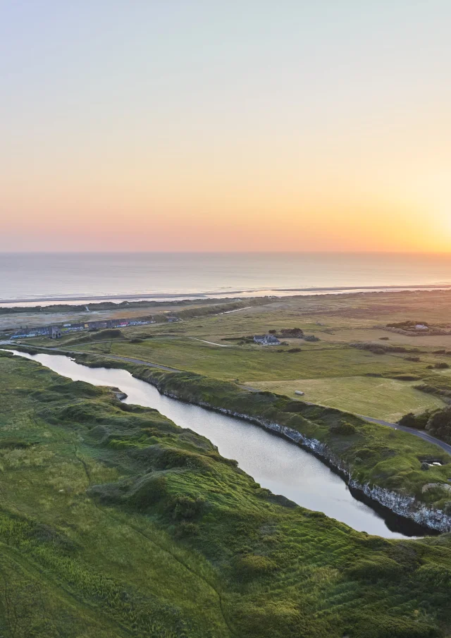 Coucher de soleil - plage de Tréguennec