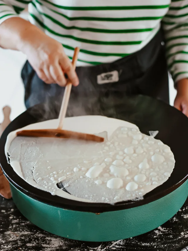 preparation des crepes sur billig