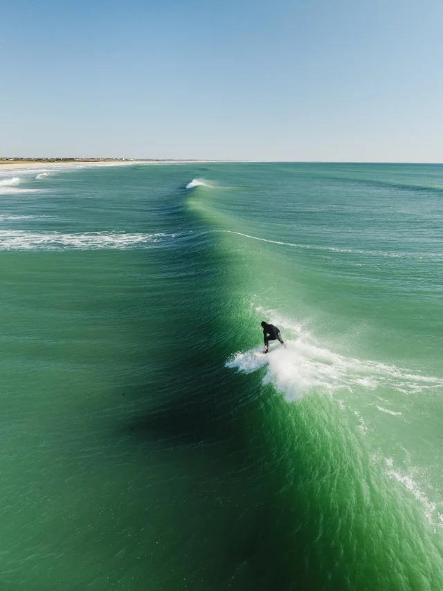Surf à Penhors, en baie d'Audierne