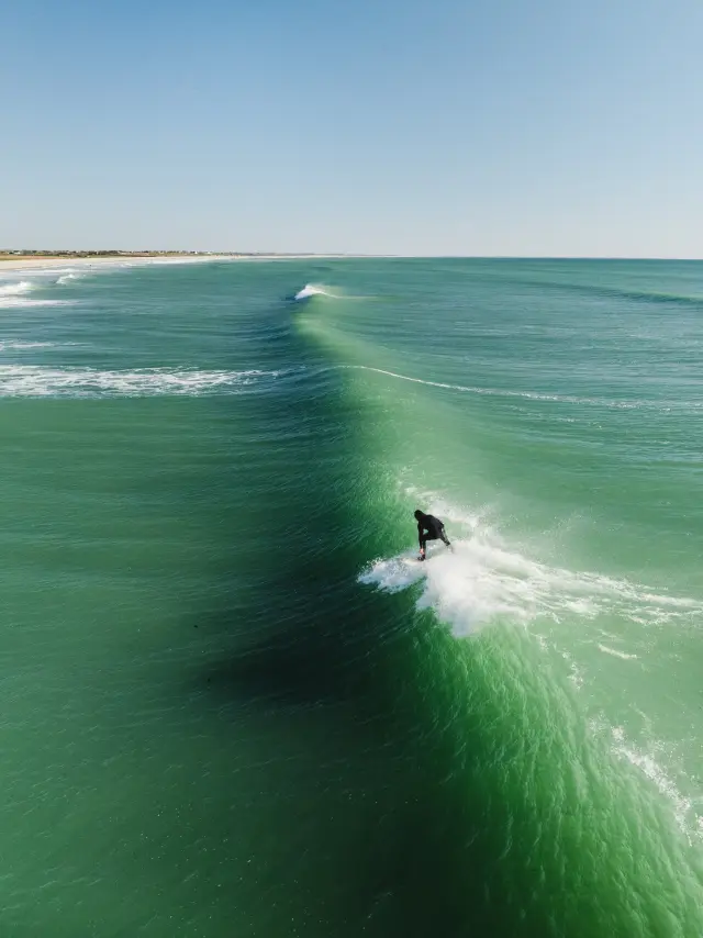 Surf à Penhors, en baie d'Audierne