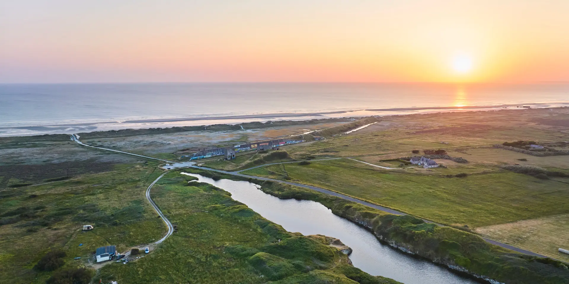 Puesta de sol en Treguennec