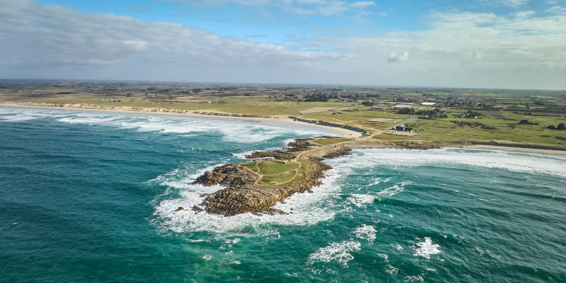 Pointe De La Torche - Plomeur - vue drone