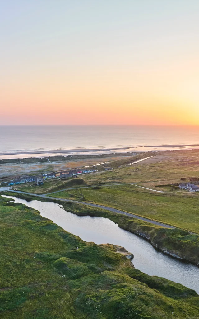 Coucher de soleil à Treguennec