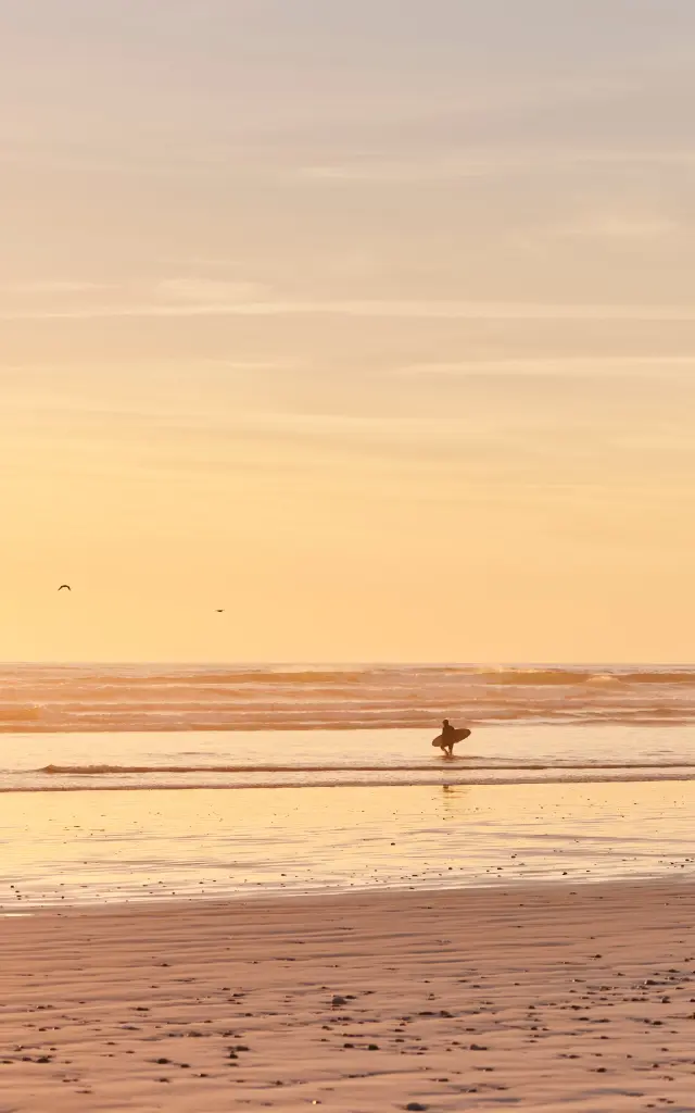 Coucher de soleil à la Baie d'Audierne