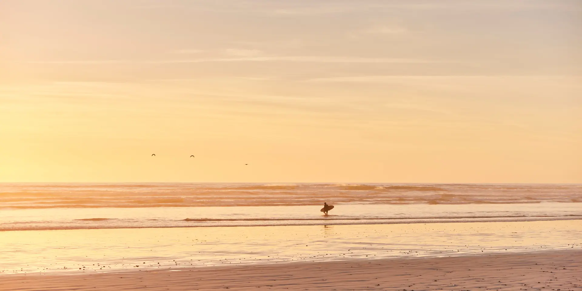 Coucher de soleil à la Baie d'Audierne