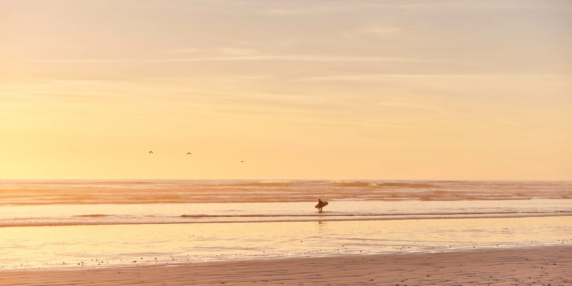 Coucher de soleil à la Baie d'Audierne