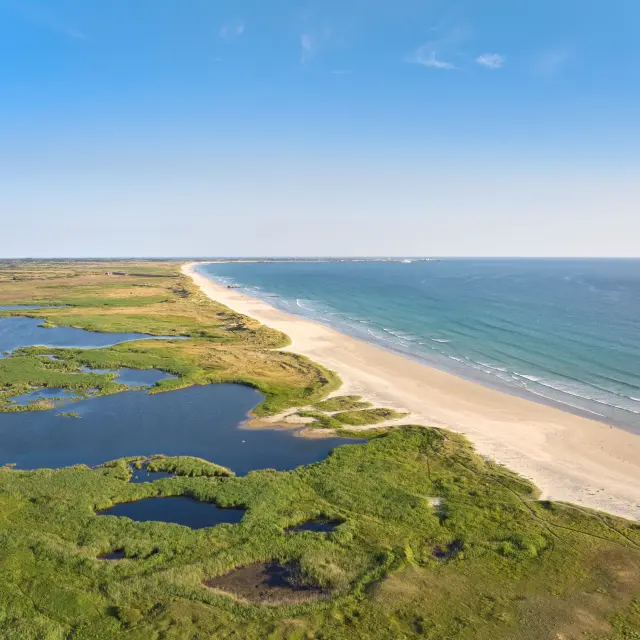 Uitzicht op de baai van Audierne