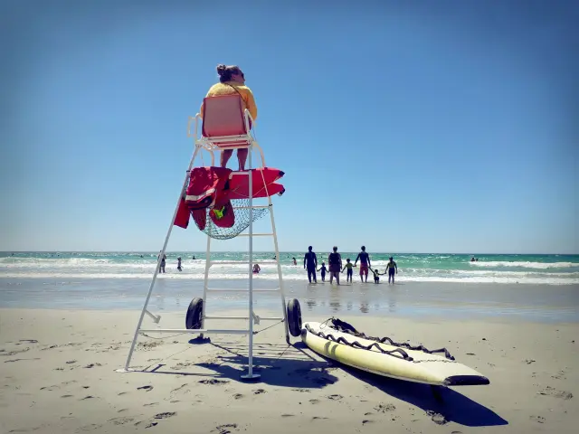 Baignade surveillée - Plage de Tronoen - Saint-Jean-Trolimon