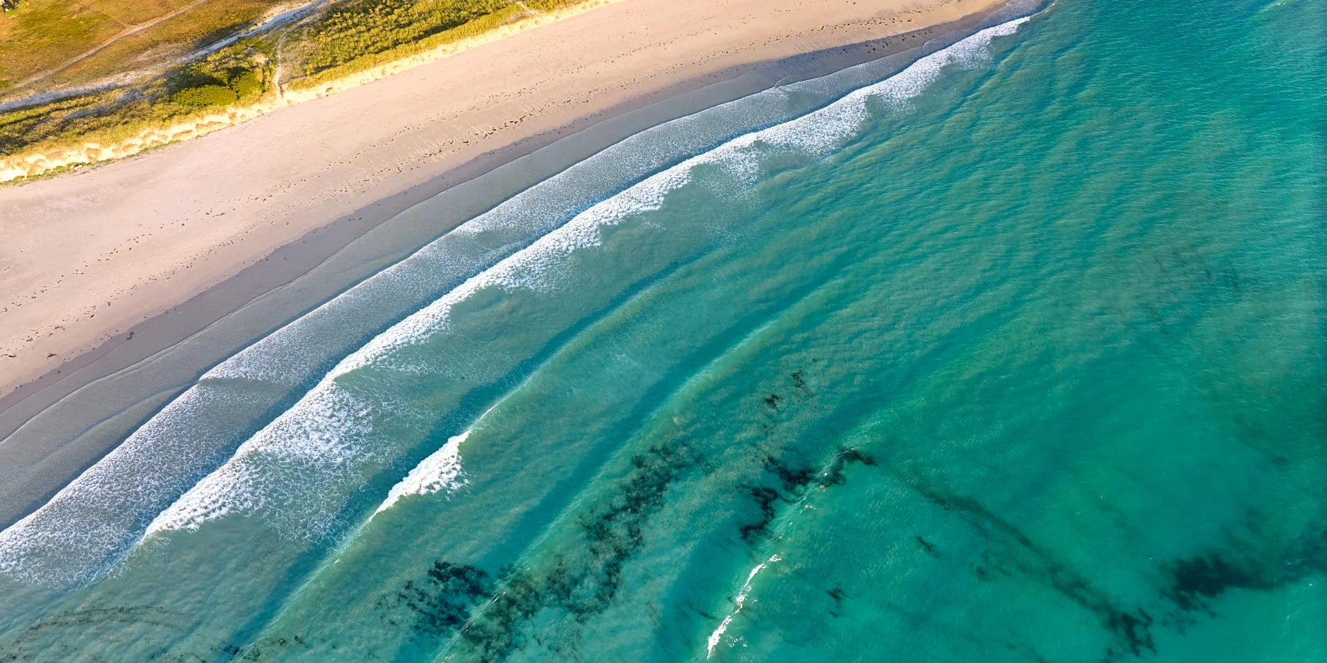 Vue drone de la Baie d'Audierne