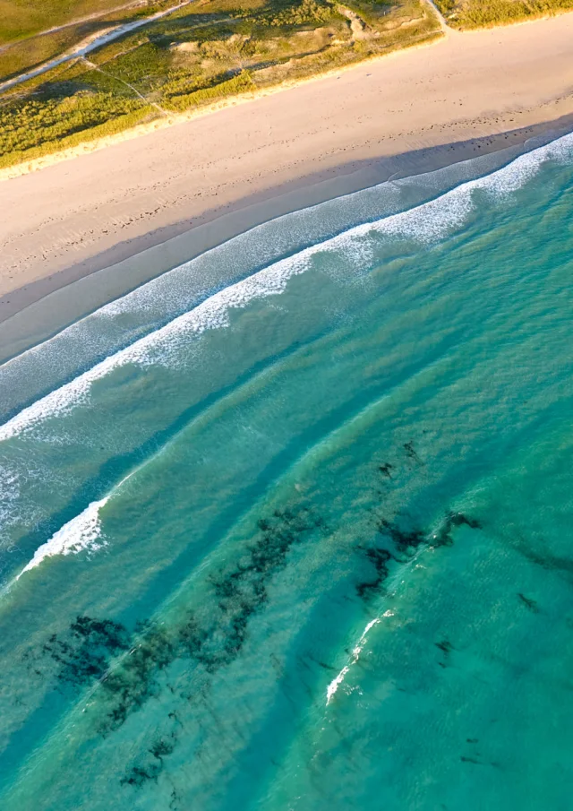 Vue drone de la Baie d'Audierne