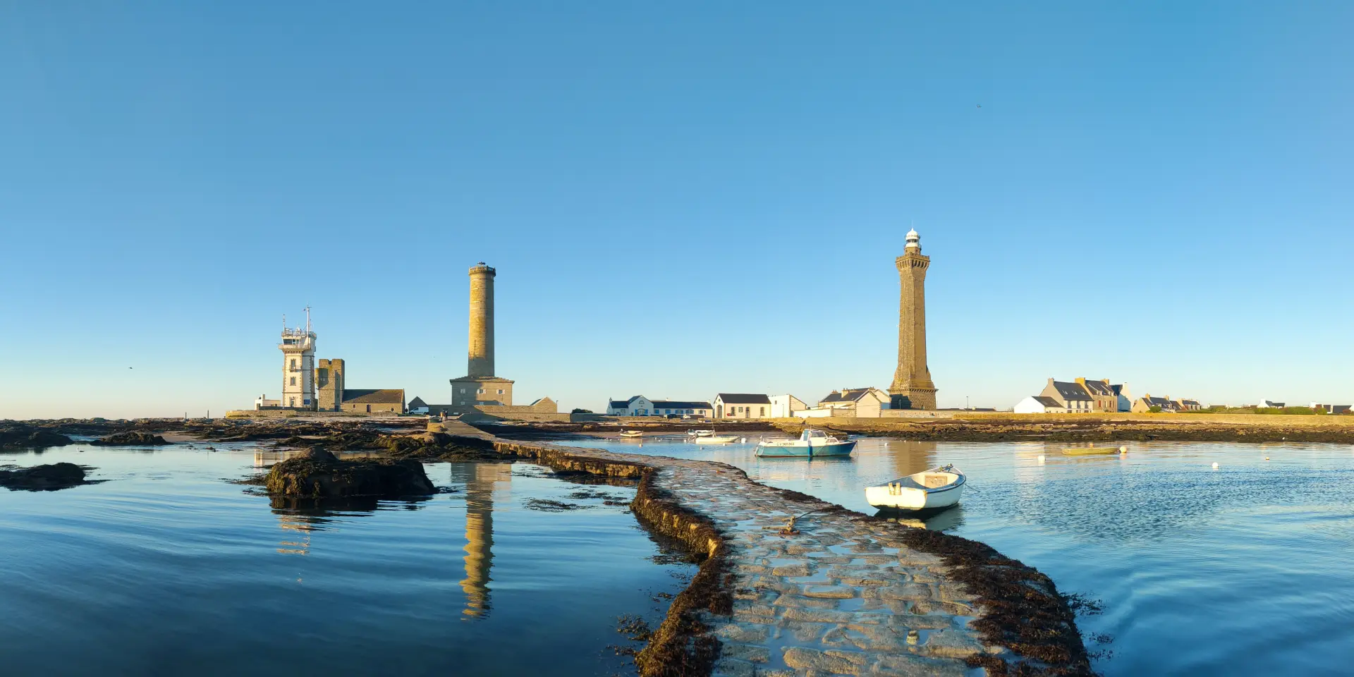 Coucher de soleil au Phare d'Eckmühl - Penmarc'h