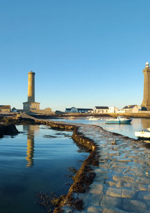 Coucher de soleil au Phare d'Eckmühl - Penmarc'h