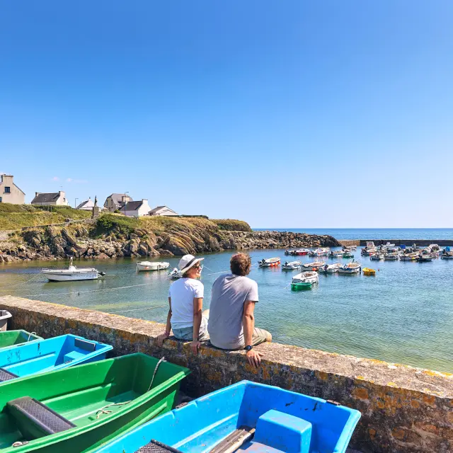 Balade au port de Pors Poulhan