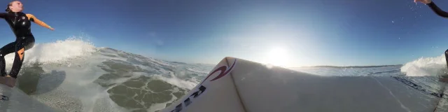 Vidéo 360 surf