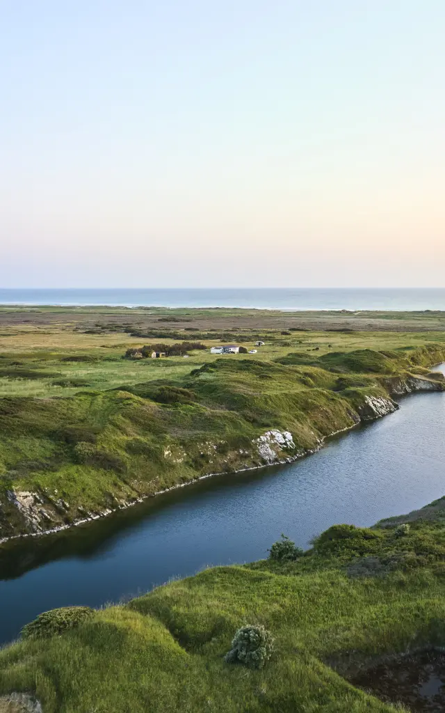 coucher de soleil à Treguennec
