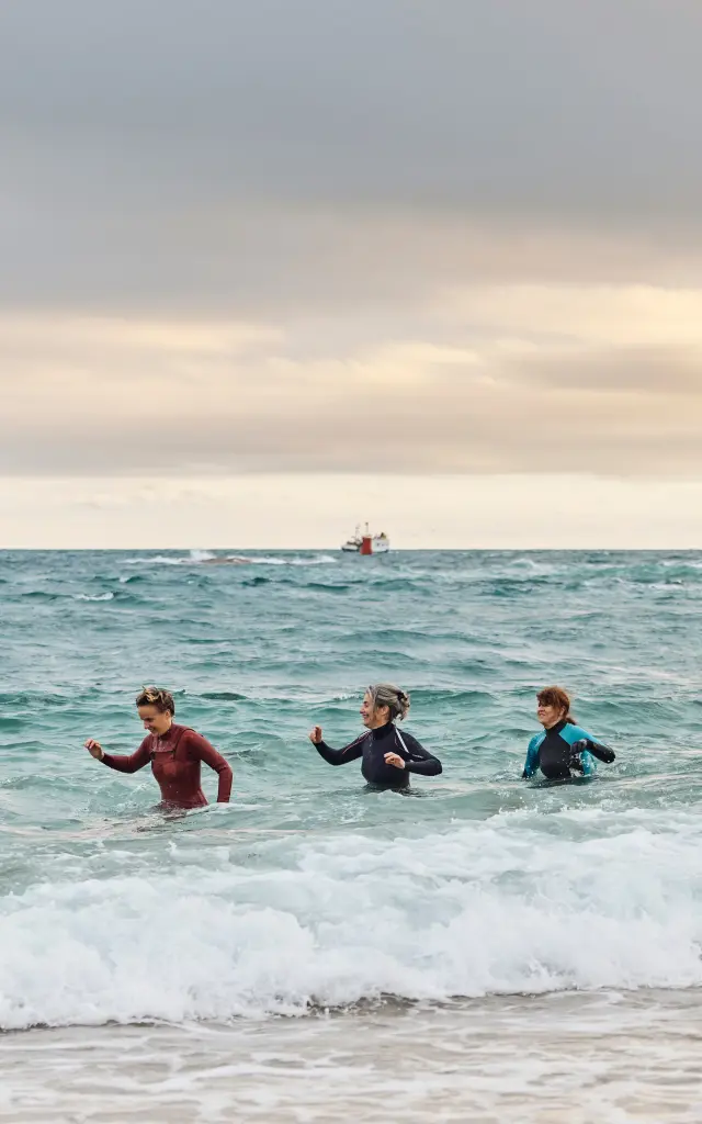 Wasserwandern im Winter in Le Guilvinec