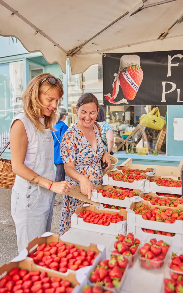 Sommermarkt in Le Guilvinec