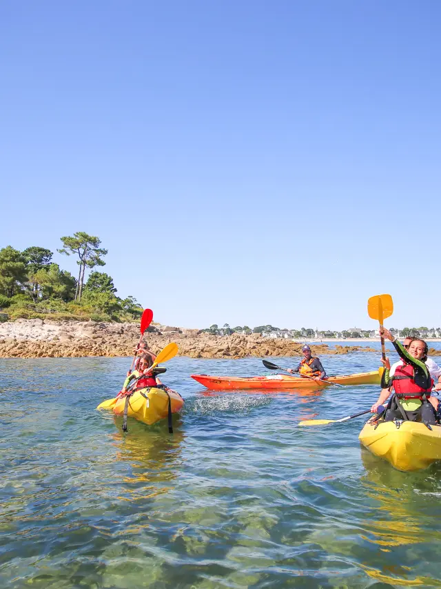 Kayak en famille - Sainte-Marine - Combrit