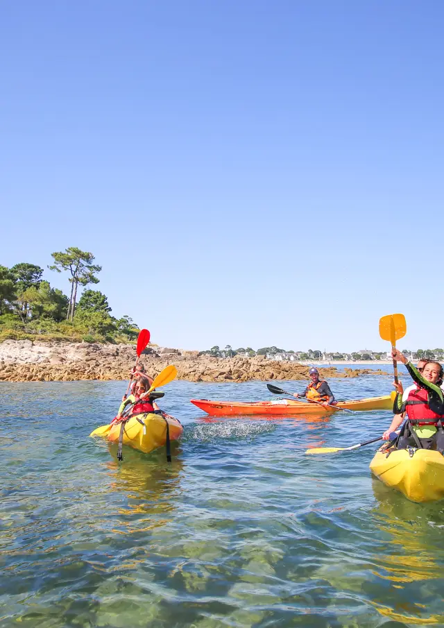 Kayak en famille - Sainte-Marine - Combrit