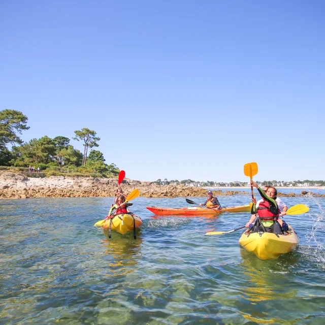 Kayak en famille - Sainte-Marine - Combrit
