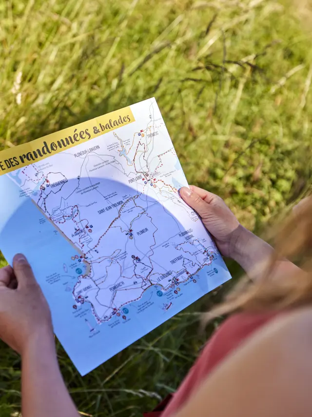 Carte des randonnées