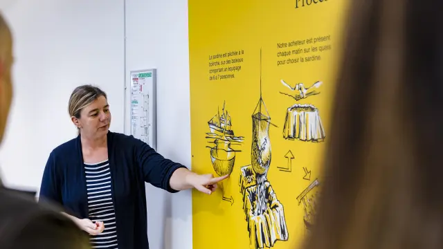 Visite de la Compagnie Bretonne du poisson à Penmarc'h