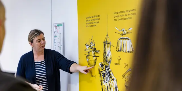 Visite de la Compagnie Bretonne du poisson à Penmarc'h