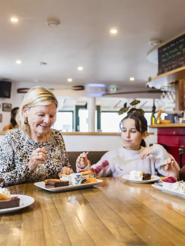 Snackpause im Nautilus in Penmarc'h