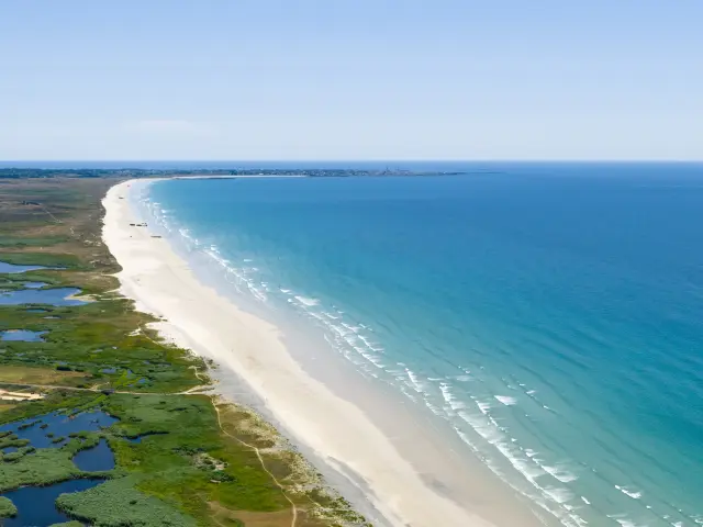 Tréogat - Bucht von Audierne - Drohnenansicht