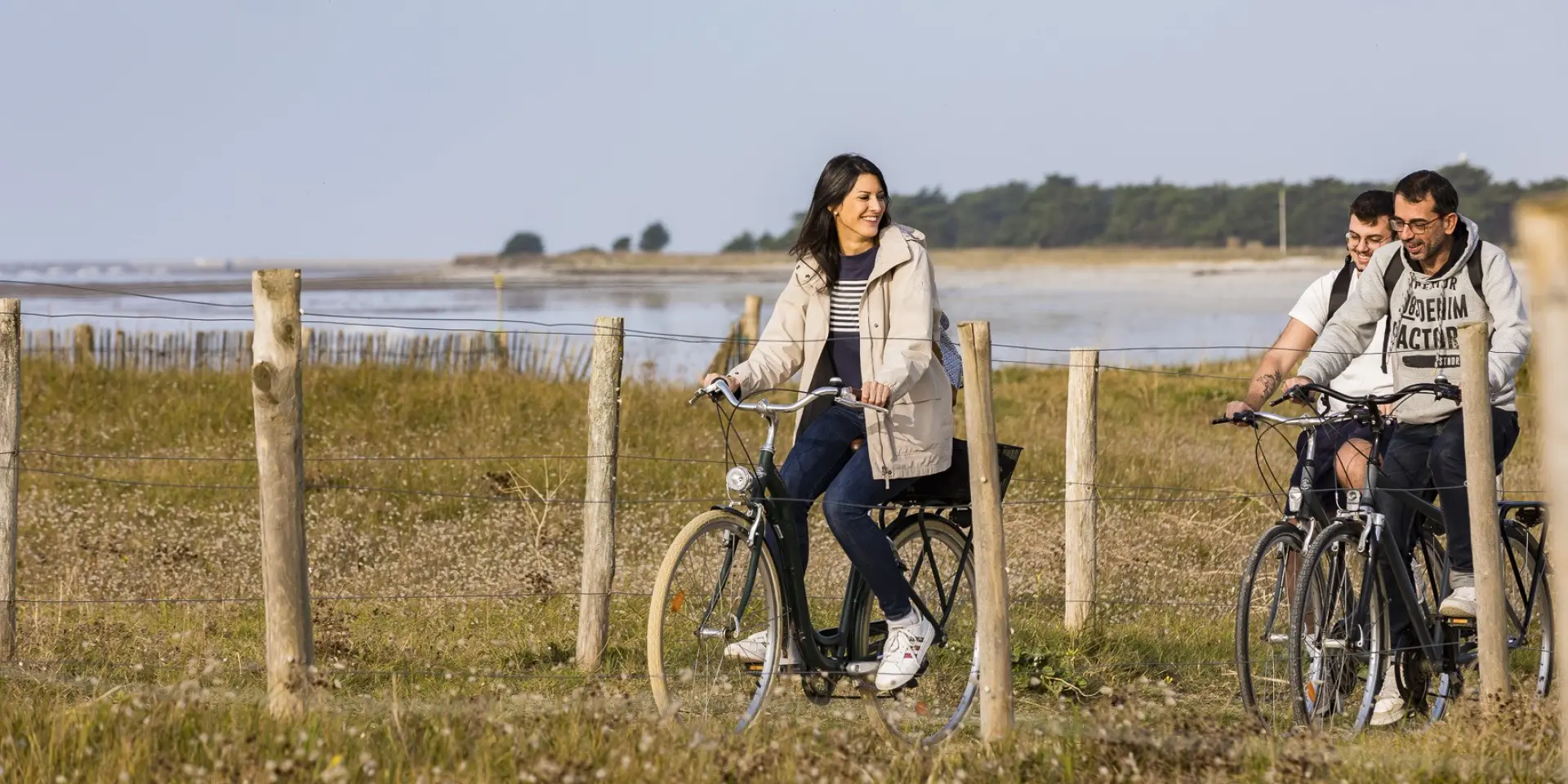 Radfahren auf der Veloroute V45 in Le Guilvinec