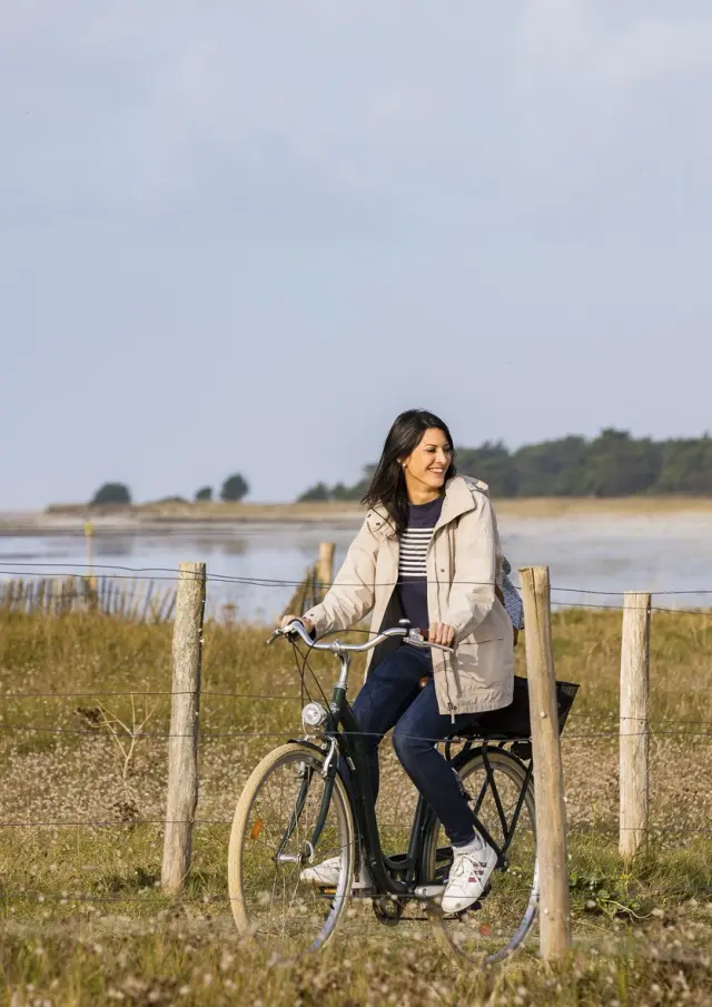 Radfahren auf der Veloroute V45 in Le Guilvinec