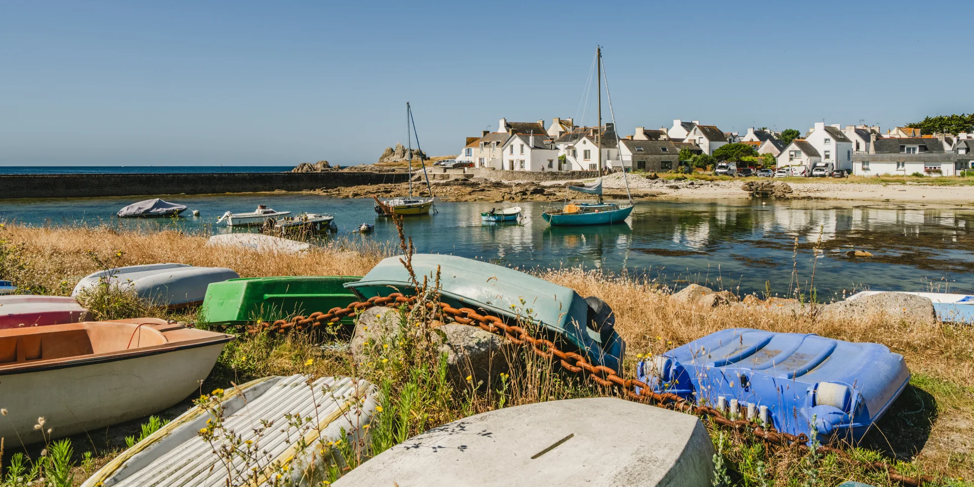 La commune de Lesconil vue du port