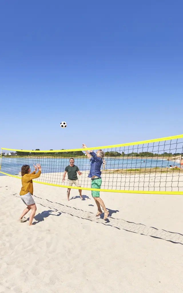 Volley-ball sur la plage des 4 Vents à Lesconil