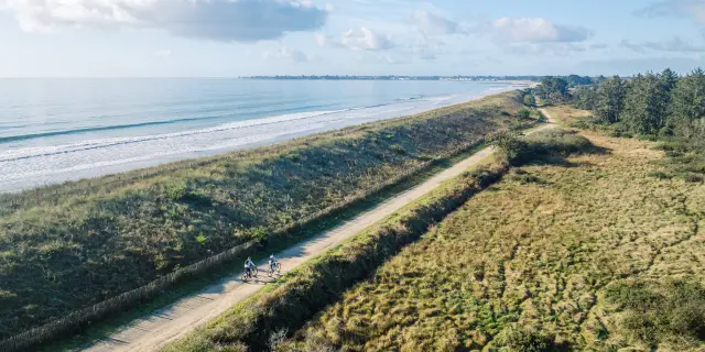 Véloroute V45 à Combrit Sainte-Marine