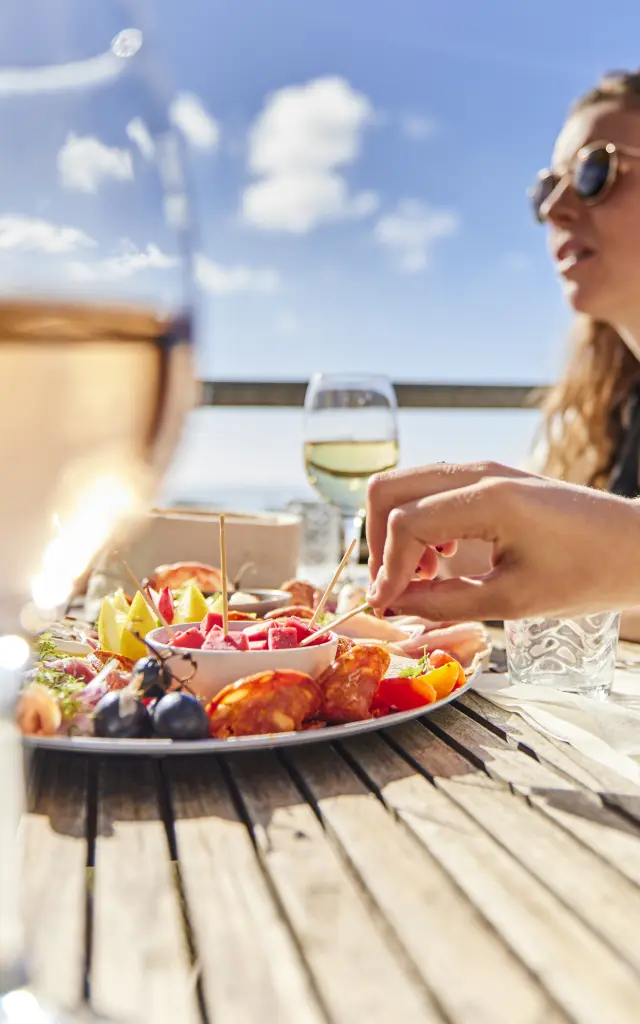 Plozevet Restaurant Corail Terrasse