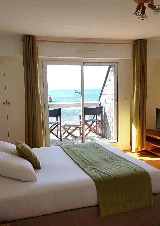 Chambre vue mer - Hôtel poisson d'avril au Guilvinec