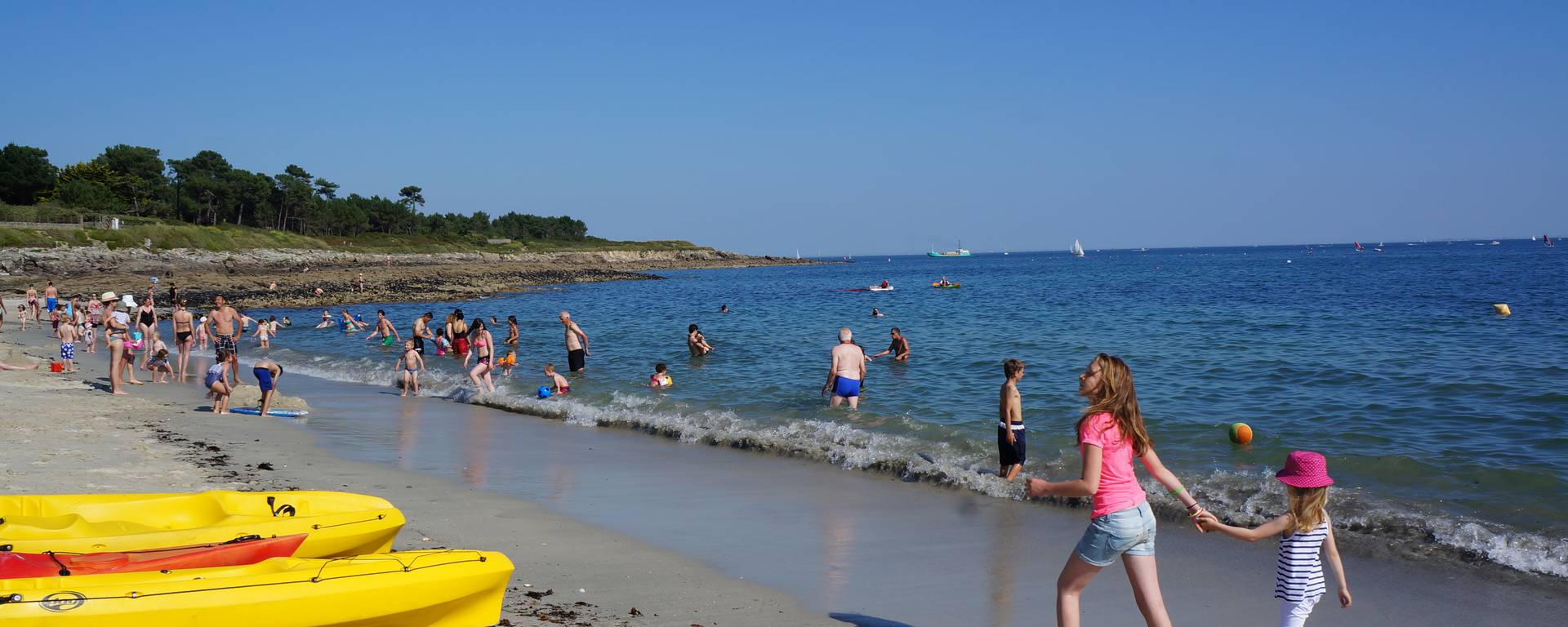 Strand Kermor in Sainte Marine