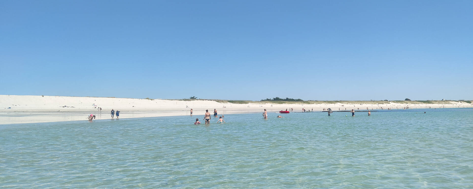 Plage des Sables Blancs à Loctudy