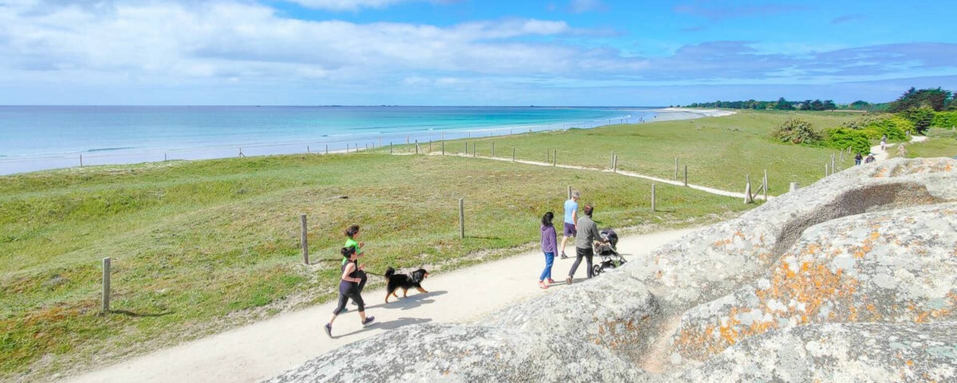 Voir la mer avec son chien en restant sur le GR 34 à Penmarc'h @E Cléret