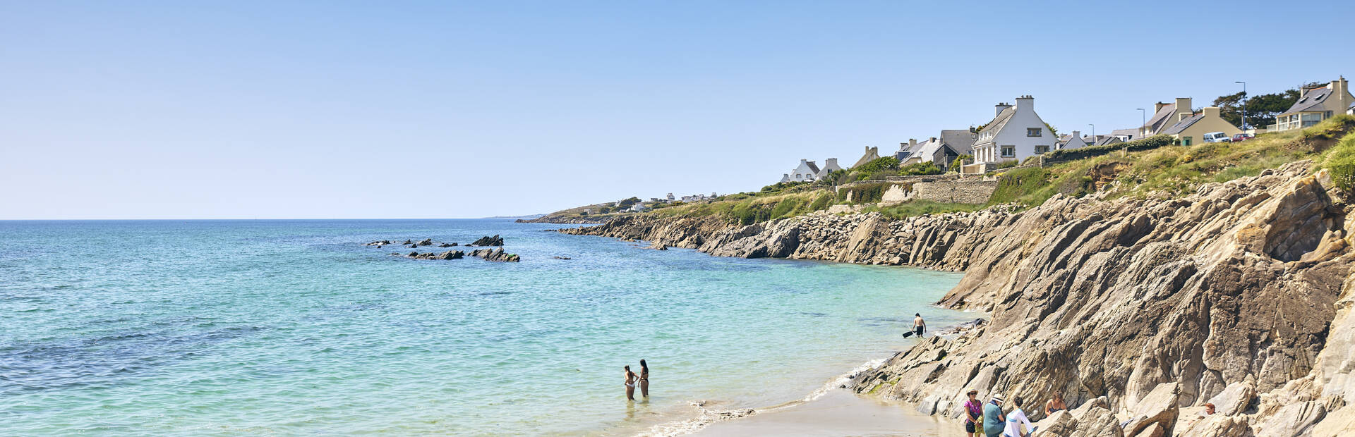 La plage du Gored à Plozévet en Pays Bigouden ©A.Lamoureux