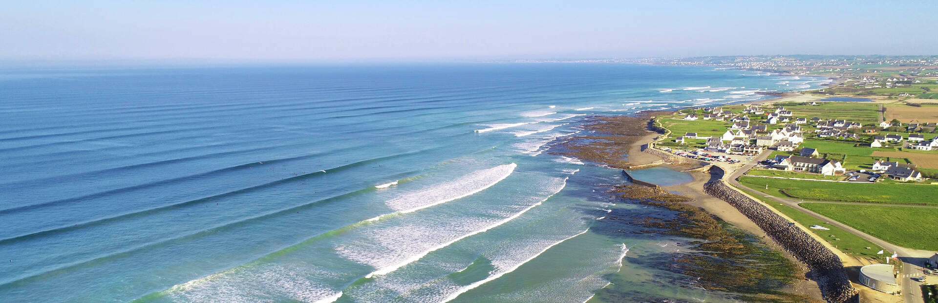 Plage de Penhors à Pouldreuzic ©Gwenn Ha Drone
