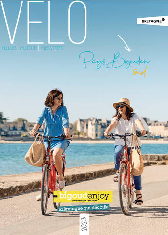 Carte vélo en Pays Bigouden Sud 2023