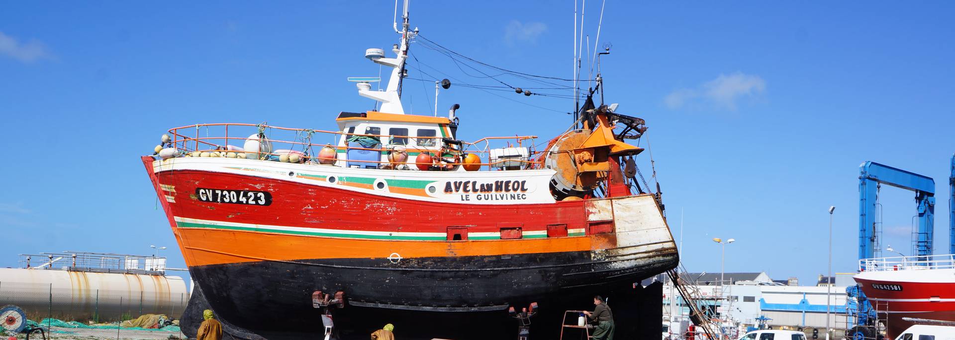 Der Hafen Léchiagat im Pays Bigouden 