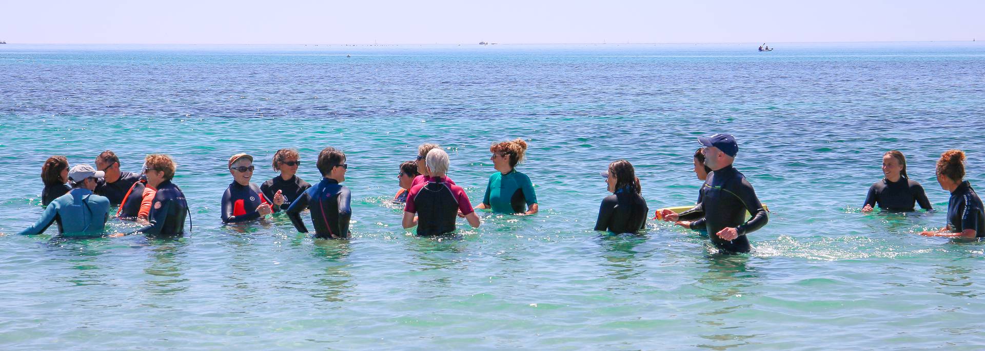 Marche aquatique en Pays Bigouden © E Cléret