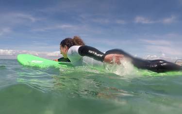 Mon premier cours de surf en Pays Bigouden © T Hourmand