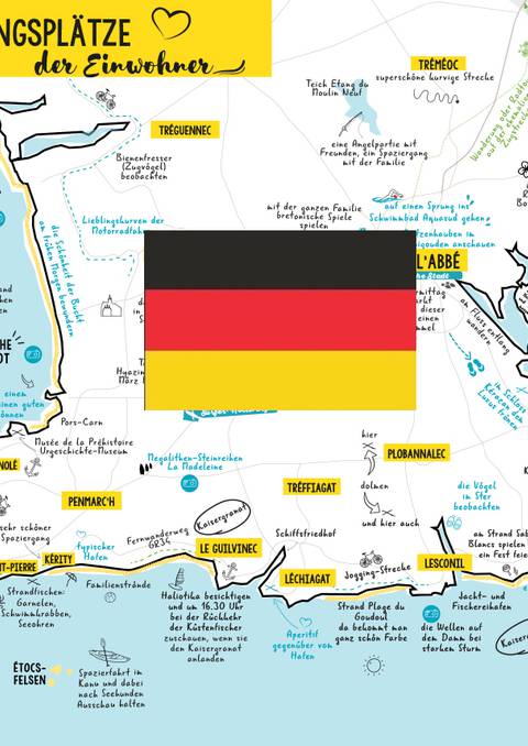 Landkarte lieblingsplätze - der einwohner