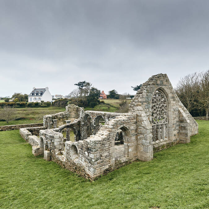 Les ruines de Languidou - Plovan © A.Lamoureux - Pays Bigouden - Bigoudenjoy - Weekend en hiver