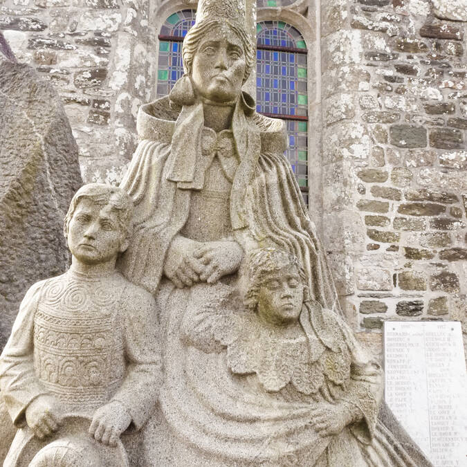 Eglise St Annouarn à  Peumerit en Pays Bigouden ©C.Dameron